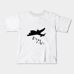 Aircraft bomber democracy politics design Kids T-Shirt